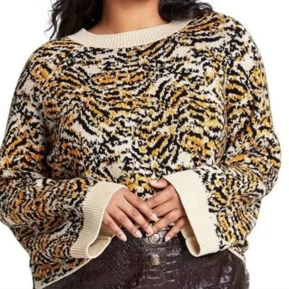 Rachel Comey x Target Oversized Crop Sweater Sz M Mobwife Winter Essential